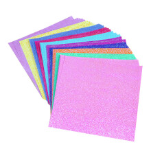 100 Pcs Assorted Craft Paper Coloured Origami Pearlescent Handmade
