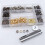 400 Pcs Eyelet Kit Grommets Eyelets Tool Button Clothing Fasteners 10