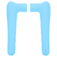 Easy To Clean Doorknob Covers Blue 2set 5.9x2.4x0.8in