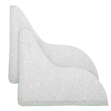 Raindrops Simple Design Bathtub Corner Splashing Guard Acrylic 2pcs