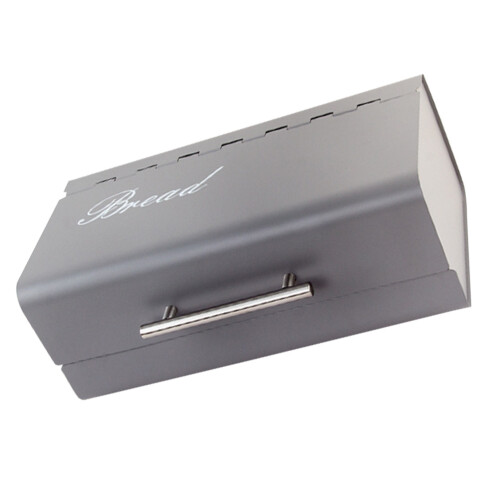 Bread Holder Storage Container Breadbox For Kitchen Grey 2
