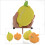 Raindrops Child Sponges Bathing Ball Assorted Color 2pcs 9