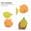Raindrops Child Sponges Bathing Ball Assorted Color 2pcs 10