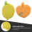 Raindrops Child Sponges Bathing Ball Assorted Color 2pcs 8