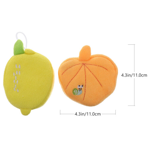Raindrops Child Sponges Bathing Ball Assorted Color 2pcs 1