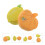 Raindrops Child Sponges Bathing Ball Assorted Color 2pcs 3