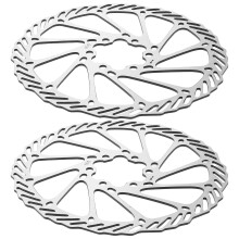 1 Pair Silver Disc Brakes For Mountain Bikes 6.3in