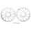1 Pair Silver Disc Brakes For Mountain Bikes 6.3in 11