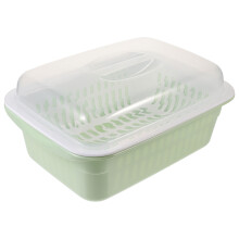 Tableware Dryer Cutlery Drainer Rack Green 1pcs Kitchen Use