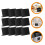 12Stk Robuste Schwarze PVC Mini-Schild Für Buffet Und 4