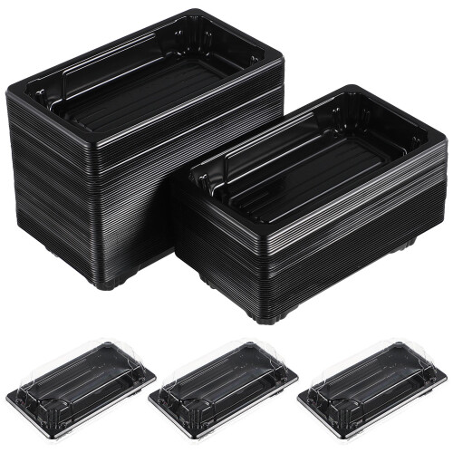 100pcs Sushi Go Container Black Bops