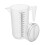 Clear Plastic Carafe For Cold Water Jug Transparent 1pack 11