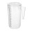 Clear Plastic Carafe For Cold Water Jug Transparent 1pack 1