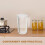 Clear Plastic Carafe For Cold Water Jug Transparent 1pack 9