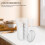 Clear Plastic Carafe For Cold Water Jug Transparent 1pack 8
