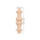 10 Pcs Woods Solid Wood Column 6.20x1.80x1.80cm Khaki 2