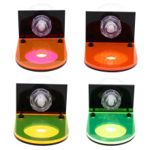 Raindrops Glowing Fish Tank Decorations Coral Racks Orange 4pcs
