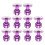 10 Pcs Automobile Paintless Tool Pull From Purple 7