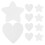Tiny Canvases For Painting Canvas Board Cotton 10pcs 9