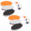 6pcs Floating Keychains For Boating And Swimming Oval Shape 8