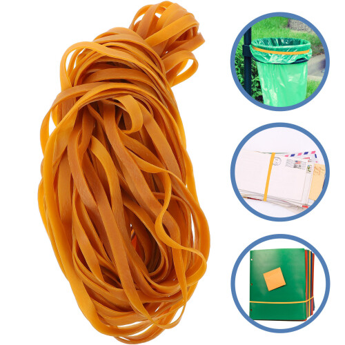 Large Bands Kitchen Trash Rubber Bands Yellow 45set 2