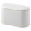Mini Witte Desktop Afvalemmer Met Drukdeksel Van Duurzaam Plastic 1