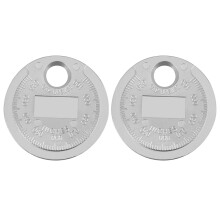 Carbon Steel Spark Plug Gaps Gauge Tool For Technicians 2pcs