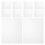 Raindrops  10pcs Craft Stencil Set Transparent Blank Template 1