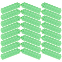 Masteelf 100pcs Heavy Duty Wall Anchors Cylindrical Green Plastic For