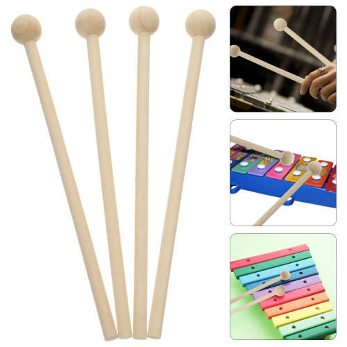4pcs Mallets Music Sticks For Percussion Instruments Xylophone Marimba 2