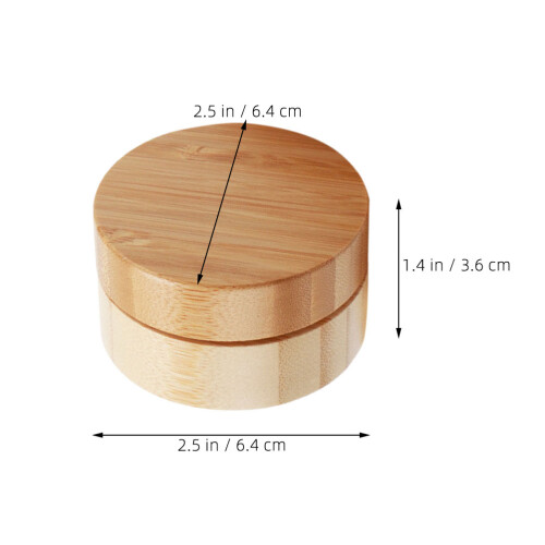 1Boîte À Bamboo Avec Doublure Aluminium Pour Accessoires De 1