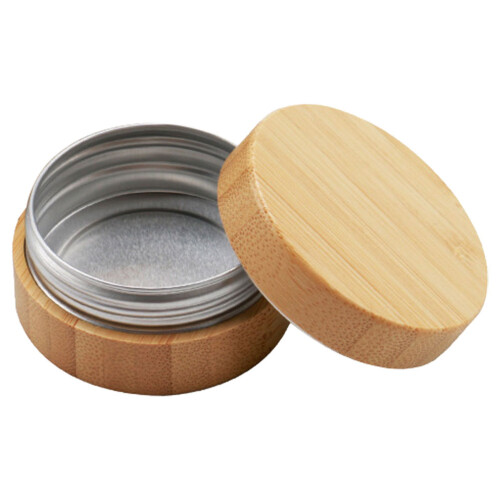 1Boîte À Bamboo Avec Doublure Aluminium Pour Accessoires De