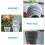 2St Transparante Plastic Orchidee Met Ventilatie Voor 10