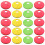 20 Pcs Round Logo Dish Soccer Obstacle Cone For Tool Pe 5
