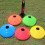 20 Pcs Round Logo Dish Soccer Obstacle Cone For Tool Pe 3