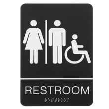 Unbranded Bathroom Decorations Restroom Sign Office 15.00x10.00x0.30cm