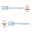 Raindrops  Serving Utensils Silicone Cooking Fork Salad Mixing 10