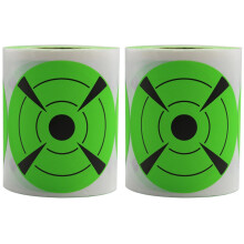 2 rolls portable self-adhesive target pasters for sports labeling