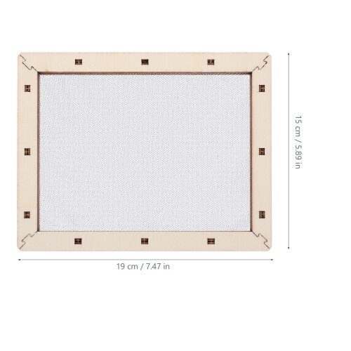 Unbranded  2 Pcs Handmade Paper Tools Portable Making Frame Child 1