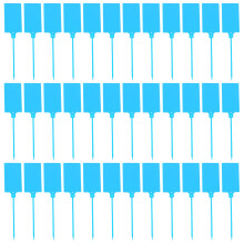 100pack Small Plastic Tags For Luggage And Shipping Needs