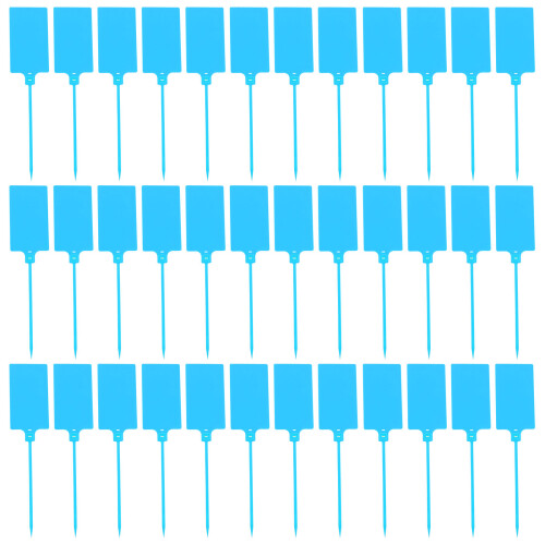 100pack Small Plastic Tags For Luggage And Shipping Needs