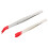 2 Pcs False Eyelash Applicator Angled Tweezers Craft Gripping 5