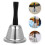 Round Bell With Handle For Hotels And Restaurants Silver 1set 9