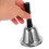 Round Bell With Handle For Hotels And Restaurants Silver 1set 6