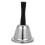 Round Bell With Handle For Hotels And Restaurants Silver 1set 1