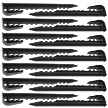 20 Pcs Ground Nail Weights For Canopy Tent Legs Beach Black