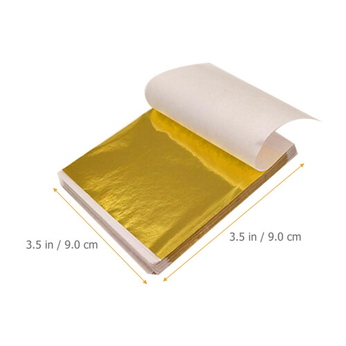 Foil Leaf Sheets Gold Foil Paper Assorted Color 300 Sheets 2