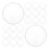 20pcs Round Glue Quilling Tool For Crafting With White Plastic 7