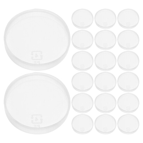 20pcs Round Glue Quilling Tool For Crafting With White Plastic