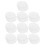 20pcs Round Glue Quilling Tool For Crafting With White Plastic 9
